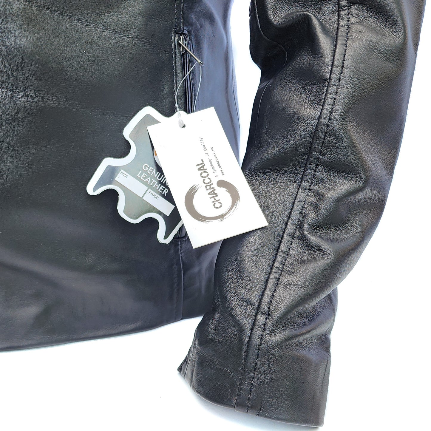 Classic Legacy - Mens REAL Genuine Leather Jacket - Black Classic Cut